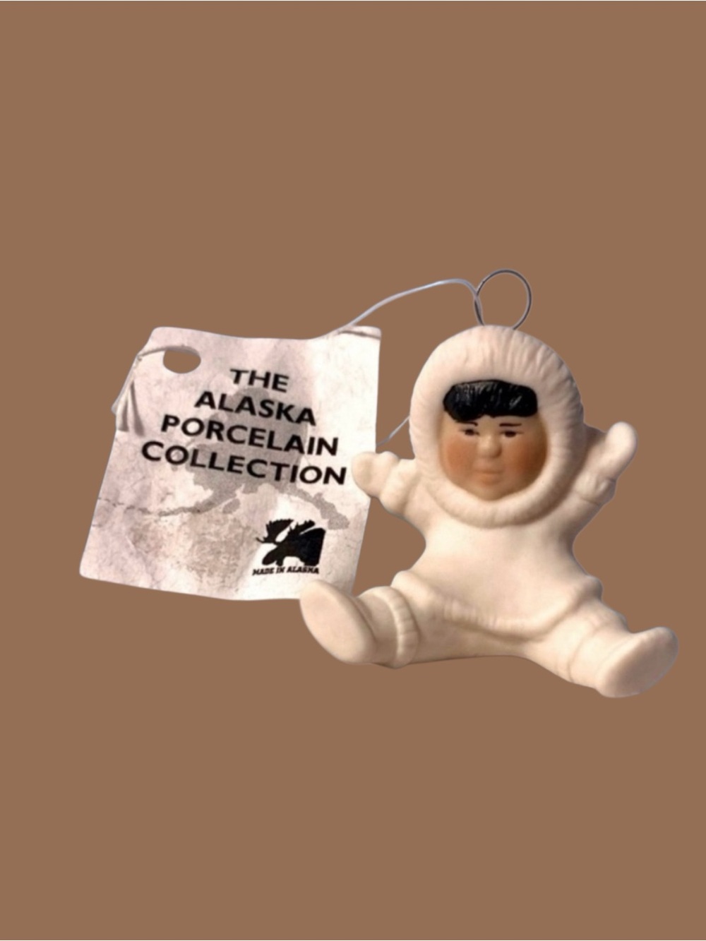 Native Child in Snowsuit By The Alaska Porcelain Collection